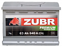 Аккумулятор для Москвич 412 ZUBR Premium NPR 63Ач 640А