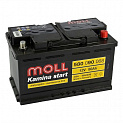 Аккумулятор для Volvo V40 Moll Kamina Start 80SR (580 090 068) 80Ач 680А